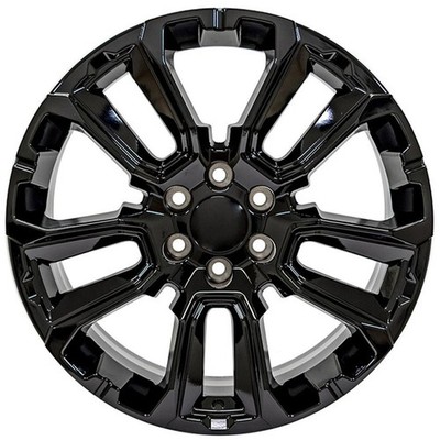 22'' Gloss Black Wheel [fits 1988-2000 Chevy C2500] - RVO2533