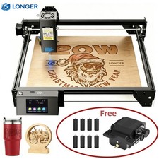 LONGER RAY5 20W Laser Engraver Machine with Air Pump and 8 Pcs Raiser Footpads