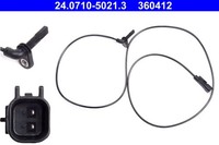 ATE 24.0710-5021.3 Sensor, Radgeschwindigkeit FüR Opel, Vauxhall