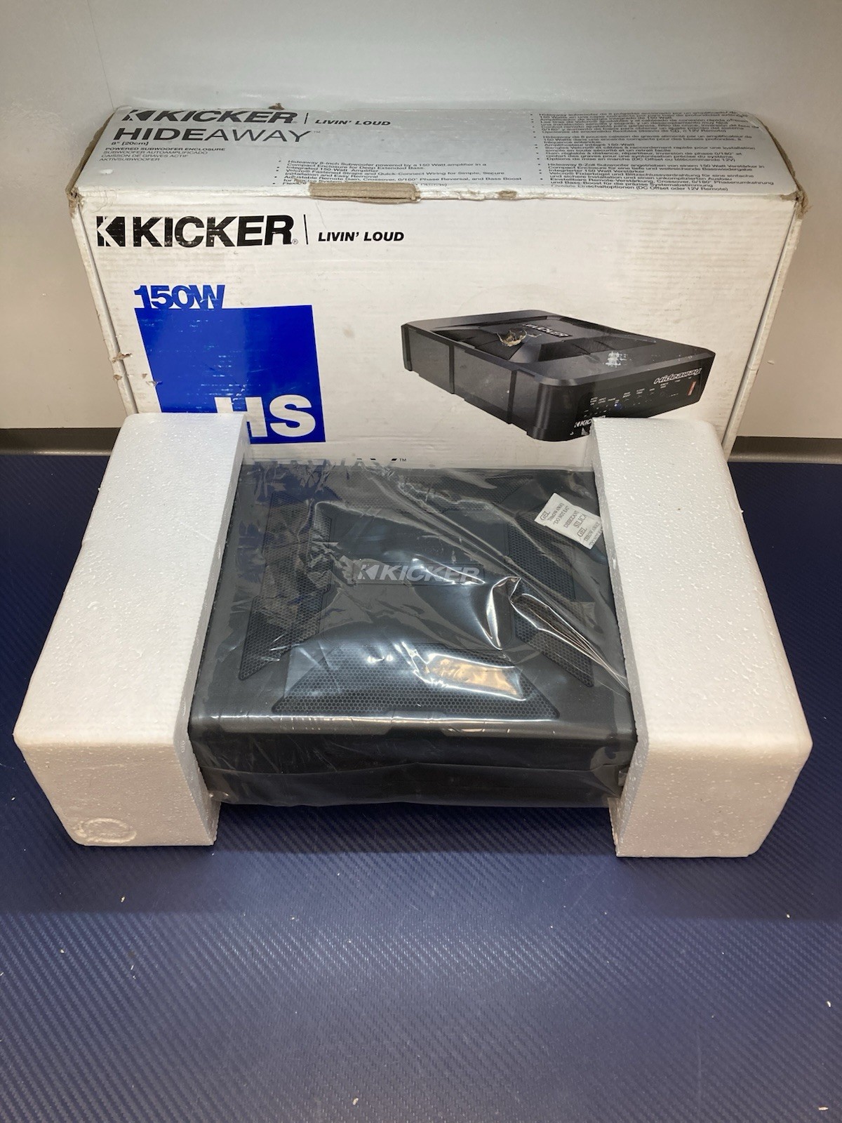 KICKER Hideaway 11HS8 8" 150W Car Audio Powered Subwoofer Su