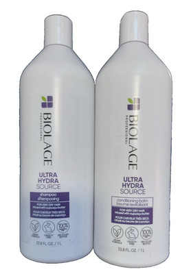 BIOLAGE Ultra Hydrasource Shampoo and Conditining Balm 33.8 fl. oz Set
