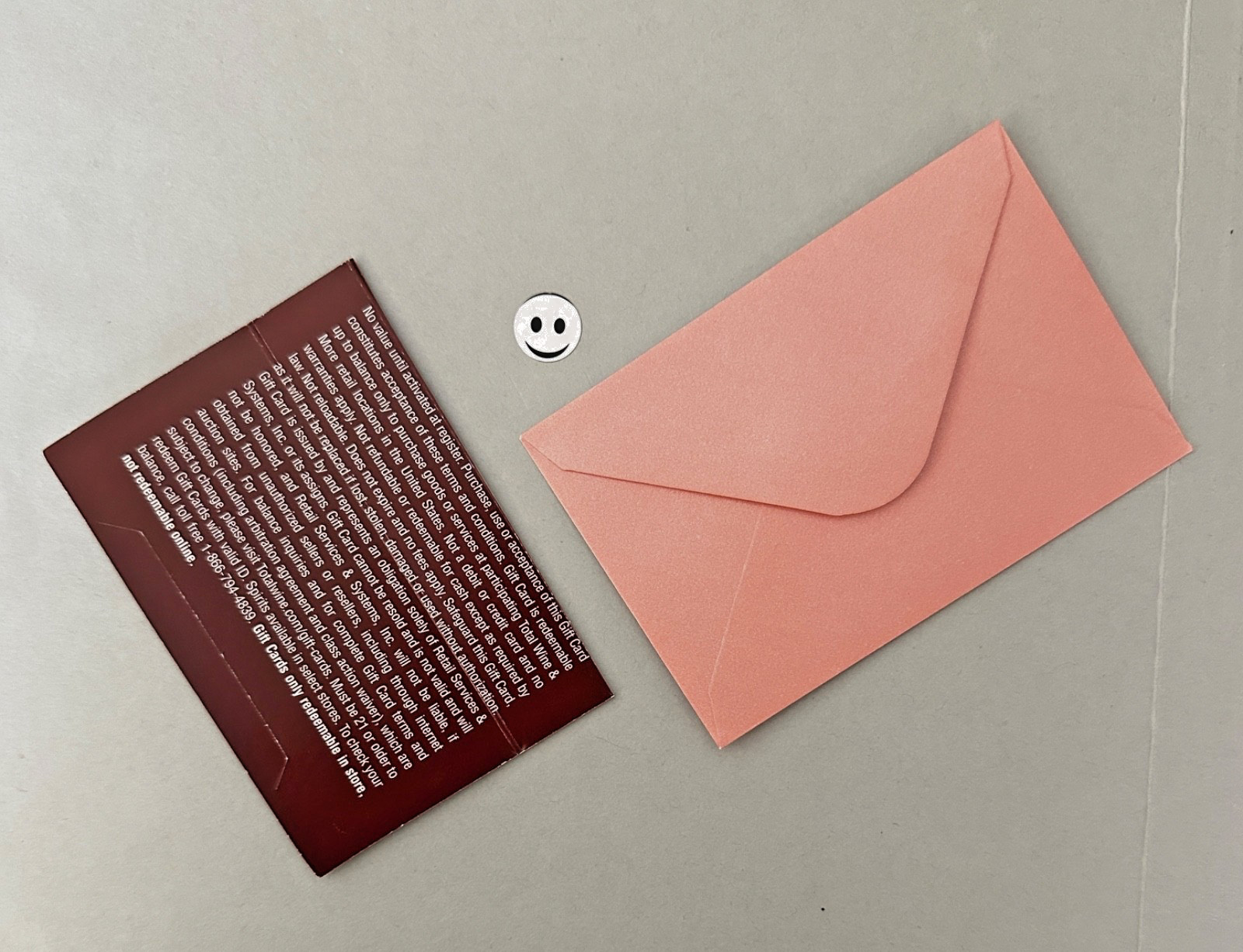 Total Wine & More Gift Card $100.00 Value - Physical Gift Card - Free Shipping