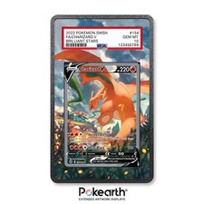 Charizard V 154/172 - Case con Artwork Esteso per Carte Gradate custodia