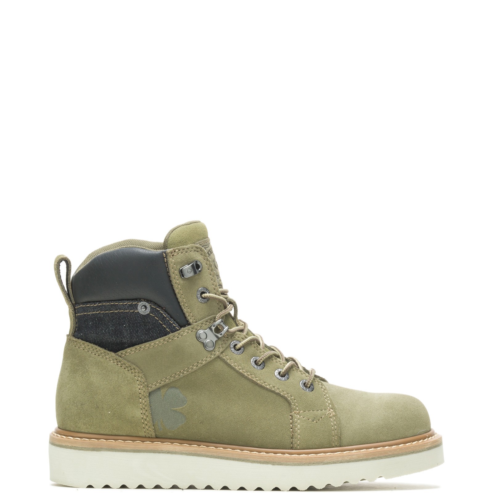 Wolverine Lucky Worker 6 W080079 Mens Green Leather Work - Safety Boots 14 18890₽