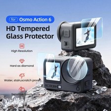 DJI Osmo Action 6 aMagisn 9H Hard Tempered Glass Screen Protector