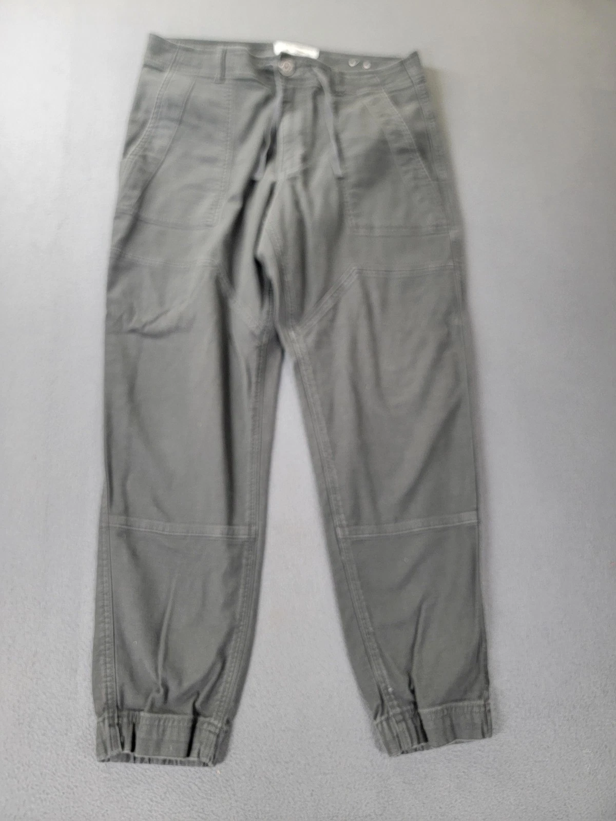 REI Cooperative Pants Mens 34x30 Gray Jogger Stretch Outdoor Hiking Elastic Hem