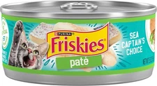 Purina Friskies Wet Cat Food 5.5 Ounce (Pack of 24), Sea Captain's Choice 