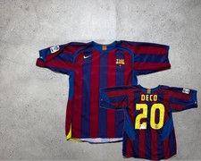 Nike FC Barcelona Deco #20 2005/2006 Vintage Soccer Jersey