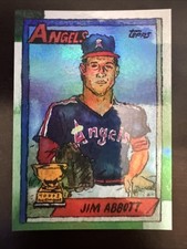 2025 Topps Shoebox Treasures X Andy Friedman Jim Abbott Foil /25 SP