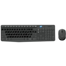 Logitech Mk235 Kit Mouse And Keyboard + French Azerty Layout Stickers Applied