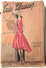 TRES PARISIEN NUMBER 10 1927 18 POCHOIR FASHION  PLATES COMPLETE DOUCET POIRET