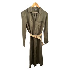 Falls Creek Utility Midi Shirt Dress
