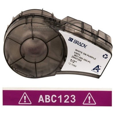 BRADY M21-500-595-PL Label Tape Cartridge,Permanent Printer 20XW90