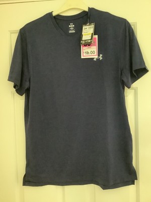 Under Armour Fitted Coupe T-Shirt Oberteil Heat Gear Kurzarm Navy Blau Gr. M