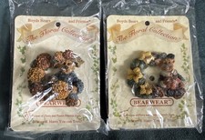 Boyds Bears BEAR WARE Floral Collection Brooches / Pins PUNKIN' PUSS MARIGOLD