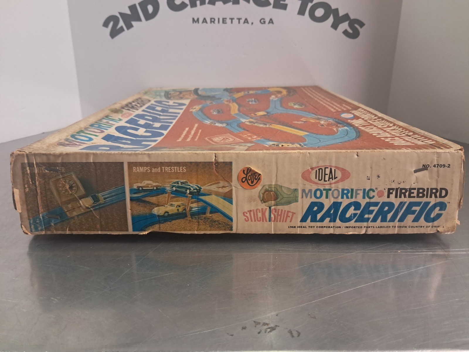 Vintage 1968 IDEAL - MOTORIFIC FIREBIRD RACERIFIC - Racing Set Original ...