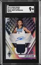 2023 PANINI PHOENIX ROOKIE JERSEY AUTOS #RJAJYC JAYLEN CLARK #/199 SGC 9