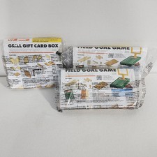 3 Home Depot Kids Workshops Kits 2 Field Goal Game, 1 Grill Gift Card Box NWOT