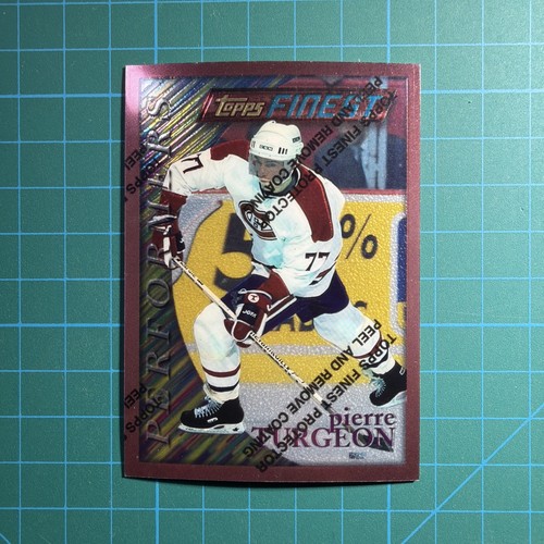 1995 Topps Finest Pierre Turgeon #46 card
