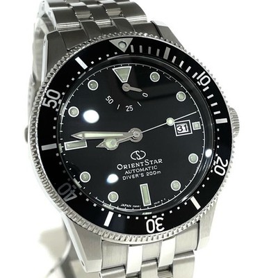 Orient Star M42 Diver 2nd Edition F6 Auto Stainless Black Dial From Japan
