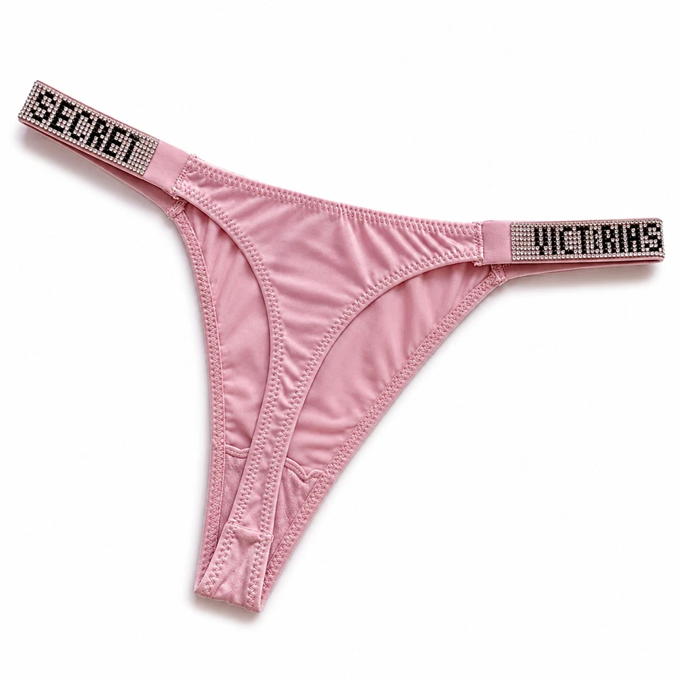 String Femme Victoria's Secret à Strass Brillant Sexy Lingerie Plusieurs Coloris - Photo 4/4