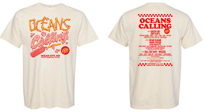 Fries Lineup Oceans Calling Festival 2025 Two Sided T shirt Full Size S-5XL