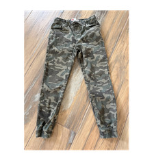 LEVI's Boys Camouflage Camo Jogger Pants Elastic Waist Pockets Twill size 12