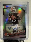 2025 Panini Prizm Shedeur Sanders RC Silver Auto
