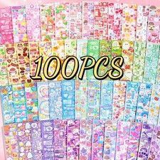   Kawaii Sticker Pack Cartoon Laser Scrapbooking Journals DIY School Supplies   
