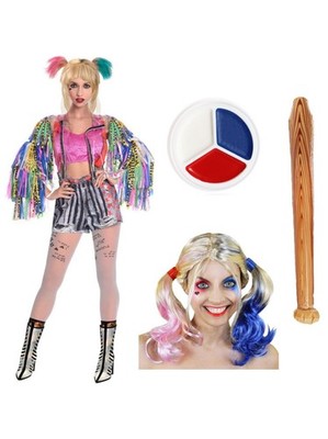 HARLEY QUINN GREIFVÖGEL OFFIZIELLES DAMEN KOSTÜM COSPLAY KOSTÜM FILM DC