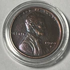1909 S 1C BN Lincoln Cent VF