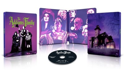 The Addams Family Steelbook (Blu-ray) Anjelica Huston Raul Julia