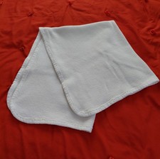 Thermal Waffle Weave Baby Receiving Blanket Soft White 24"x31"