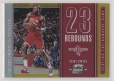 2018 Contenders Optic Playing the Numbers Game Gold Prizm 6/10 Clint Capela 6ed