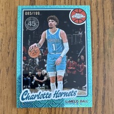 Topps 2025-26 Chrome Silver Pack Aqua Refractor LaMelo Ball Hornets #TC-LB /199