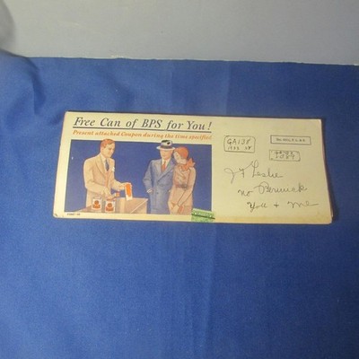 Large 1930's BPS Paint Oversized Brochure w/ Many Chips, Deco, N.Berwick ME