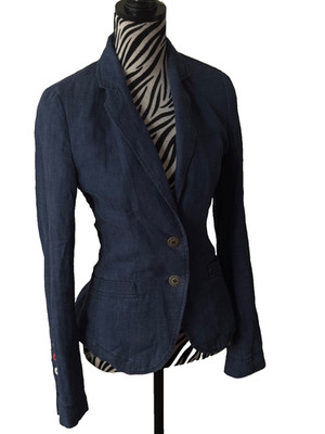 WOW!Marken Luxus Original Blazer Jacke Da. FRIEDA & FREDDIES  Gr.S Leinen