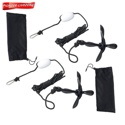 For Grapnel Boat Marine Kayak Anchor Set Black Folding 2.5KG 2-Pack