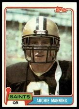 1981 Topps #158 Archie Manning