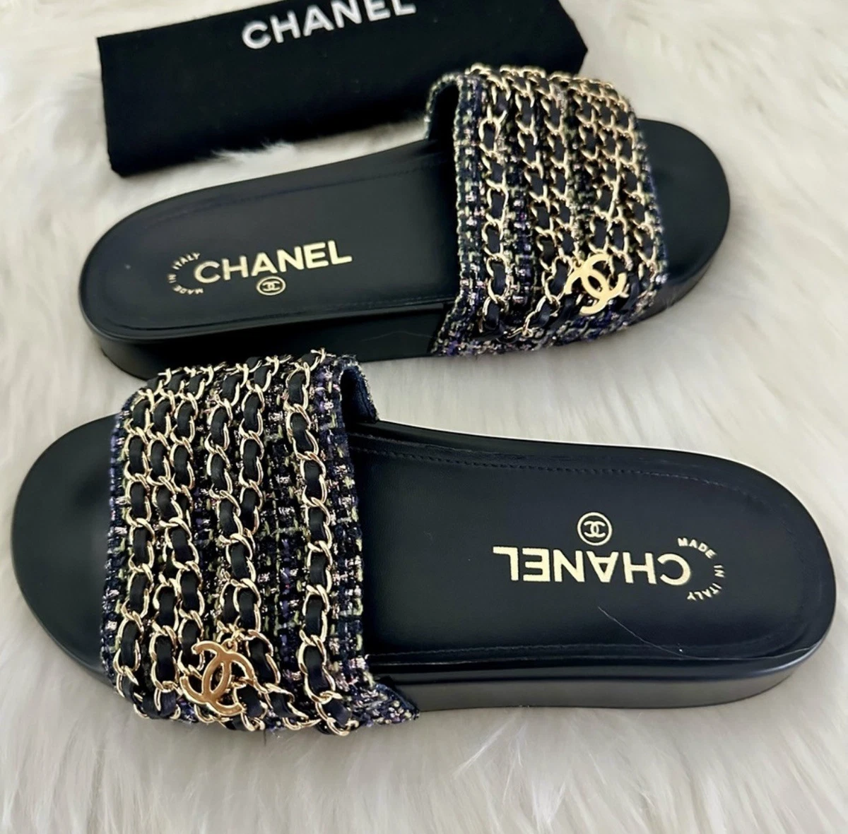 CHANEL Multicolor Sandals for Women for sale | eBay
