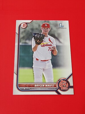 2022 Bowman Draft Paper Base BD-124 Brycen Mautz - St. Louis Cardinals