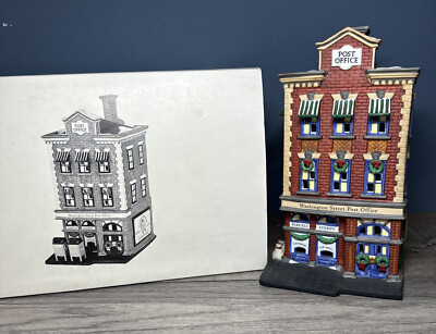 Department 56 - WASHINGTON STREET POST OFFICE - Heritage Village - RARE SEE PICS