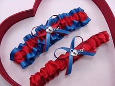 NEW Gorgeous Red Royal Blue Wedding Garter Prom Homecoming GetTheGoodStuff A 