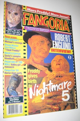 Fangoria Magazine 86 NM Nightmare on Elm Street 5 C Monster Squad Dracula Poster