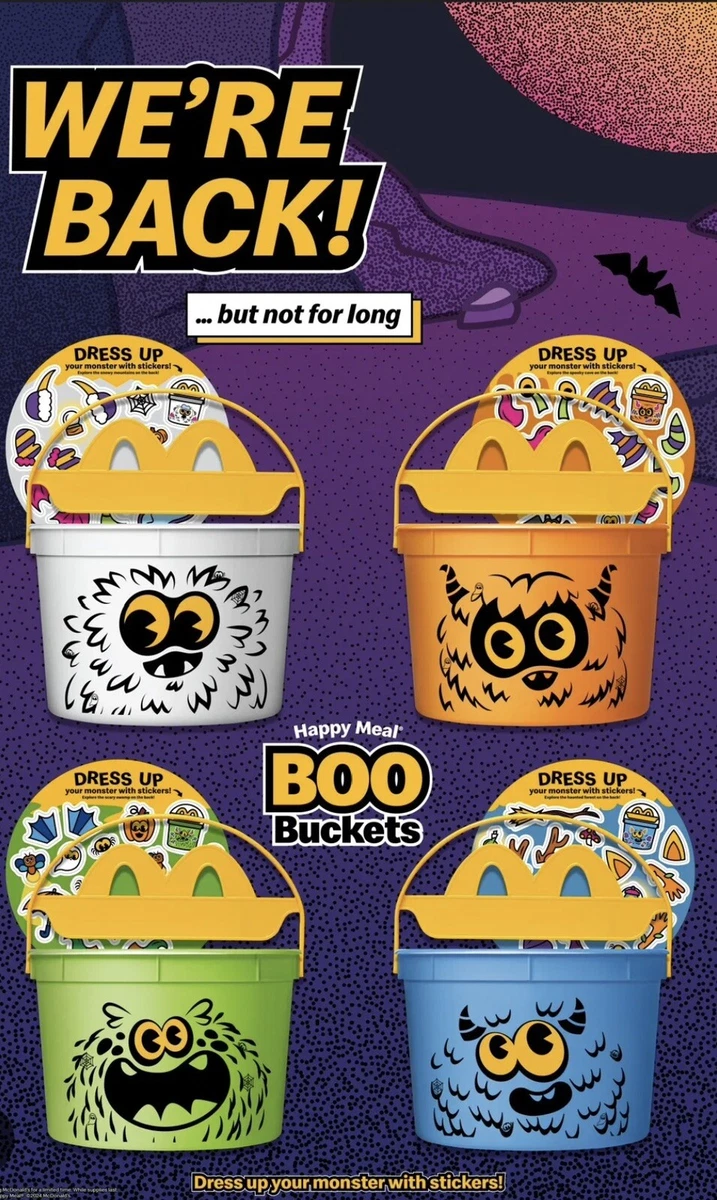 Mcdonalds Halloween Bucket In Fast Food Premiums for sale | eBay