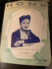 1931 "Home" Orchestra Sheet Music Fox Trot by Peter Van Steeden & Clarkson