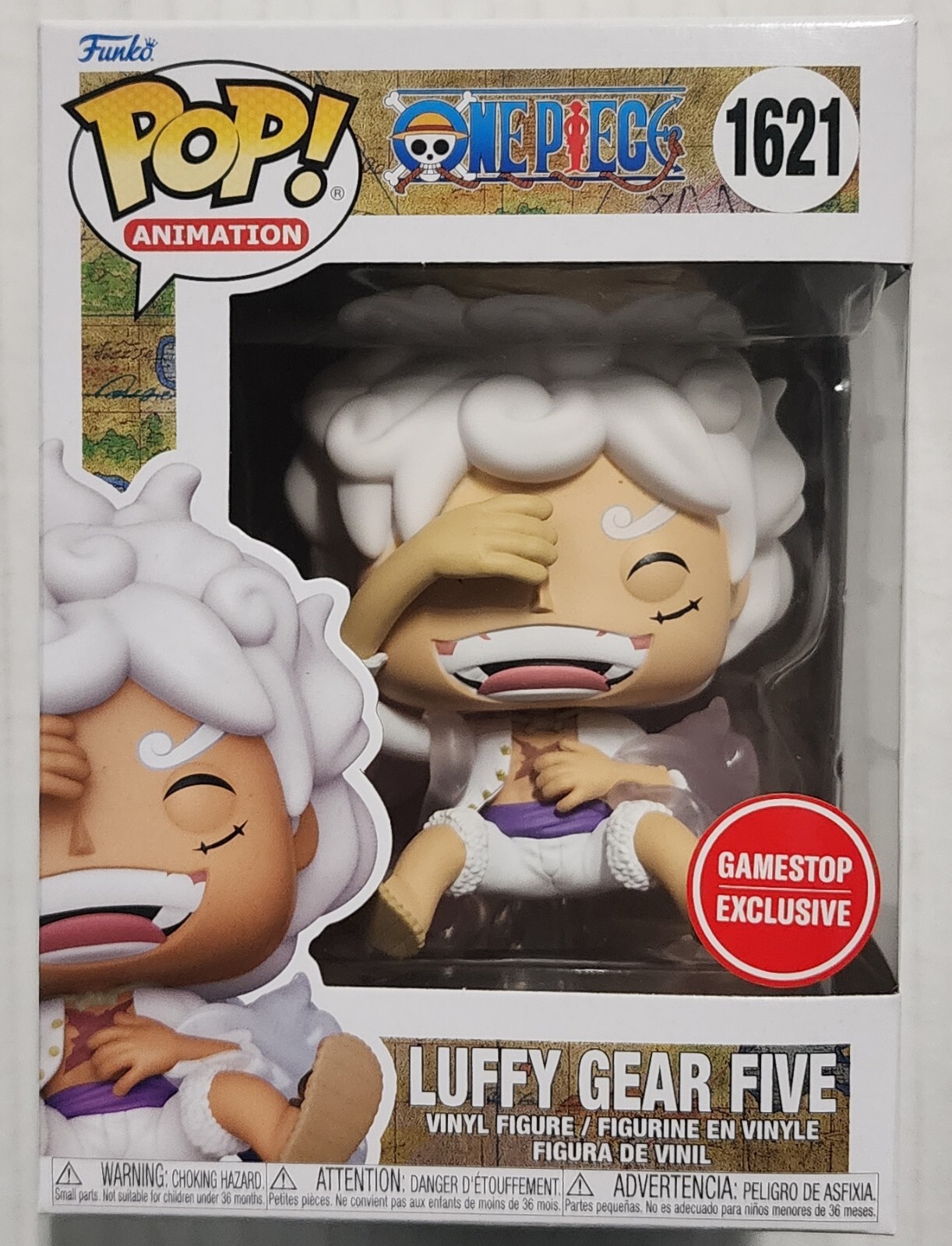 Funko Pop! Protector exclusivo One Piece Luffy Gear Five (5) Laughing GameStop
