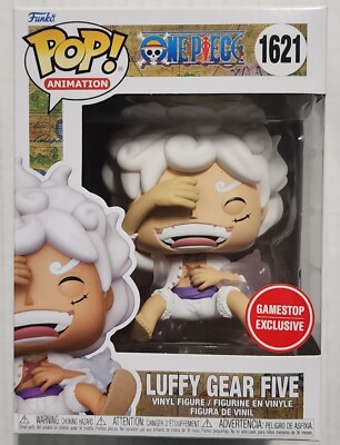 Funko Pop! One Piece Luffy Gear Five (5) Laughing GameStop Exclusive Protector 