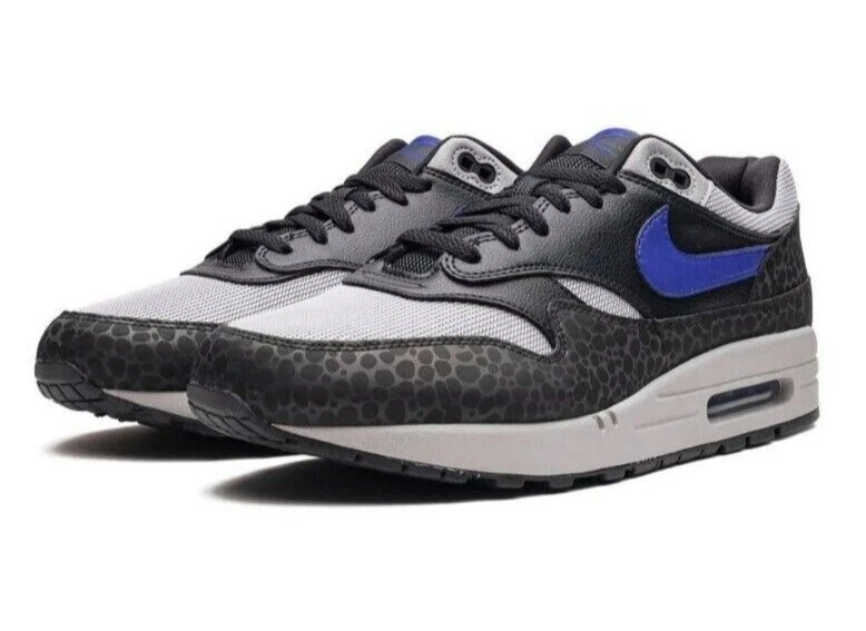 nike air max 1 safari reflective black