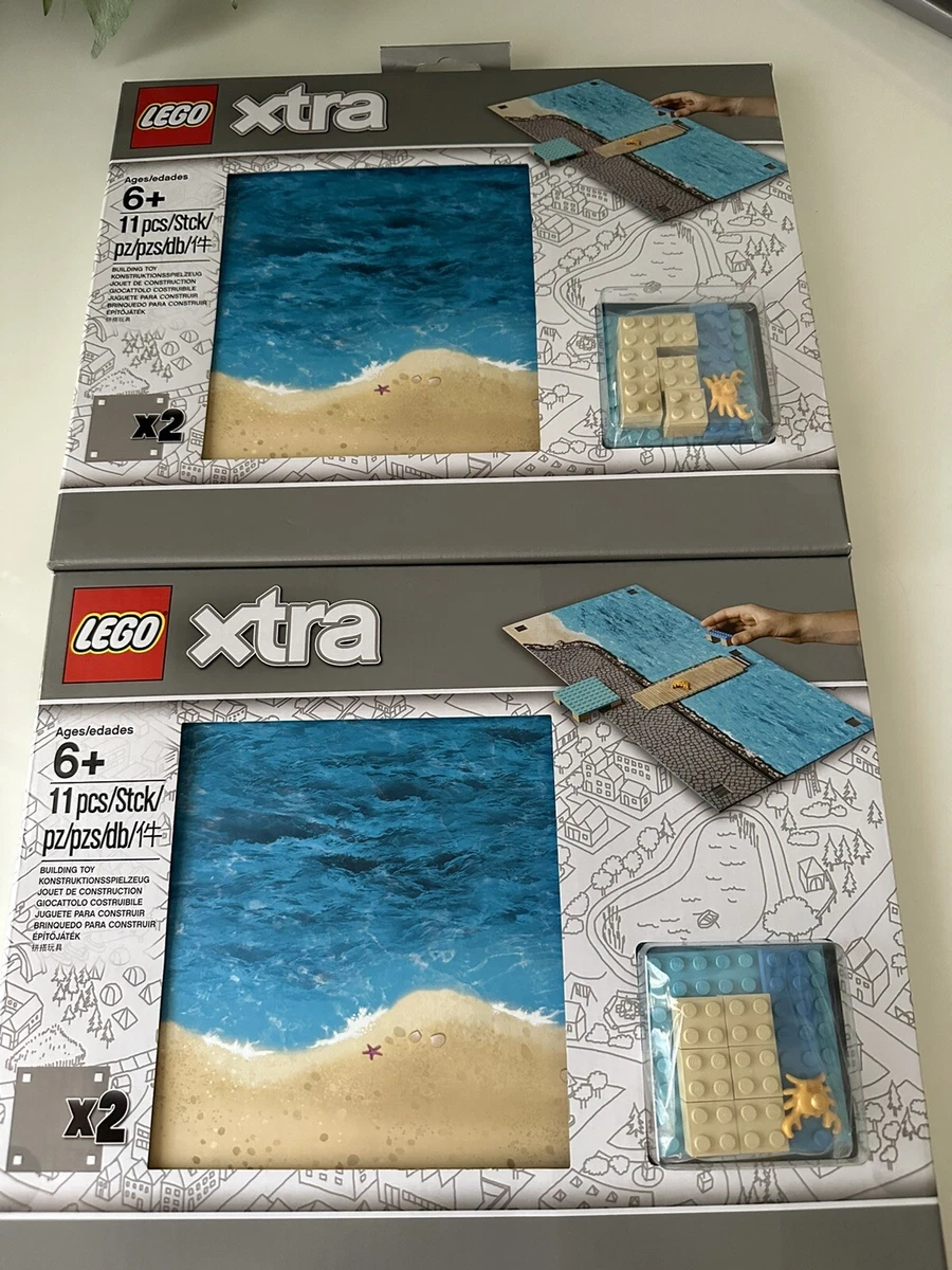 LEGO XTRA 853841 Creator Sea Playmat x2 Sided Beach Mat 24 Pc 2018